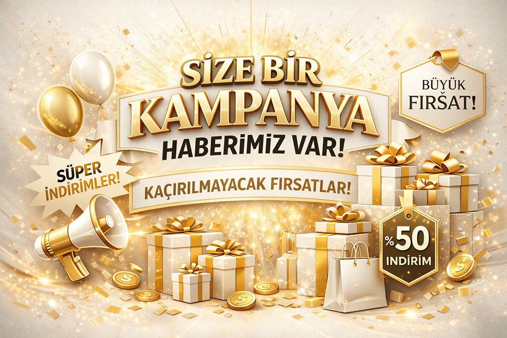 Size bir kampanya haberimiz var!