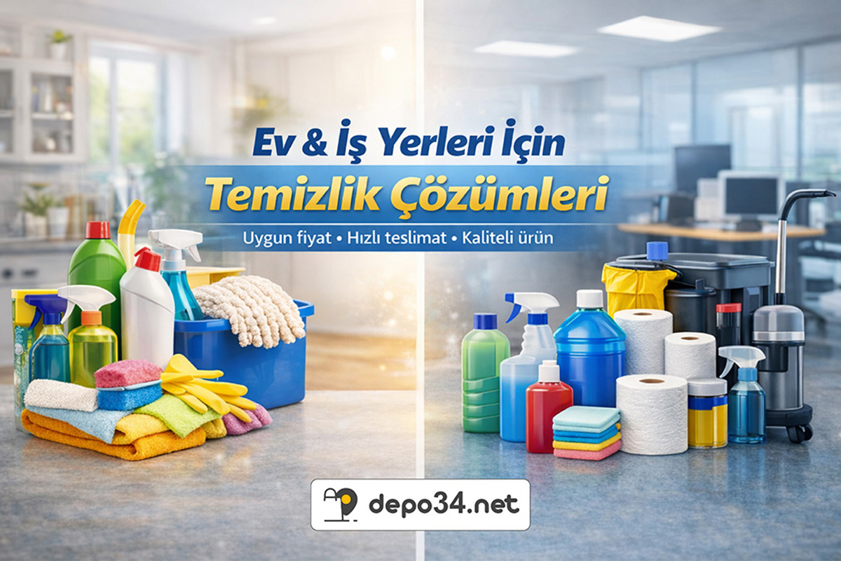 Ev & İş Yerleri Temizlik Ürünlerinde En Uygun Fiyatlar