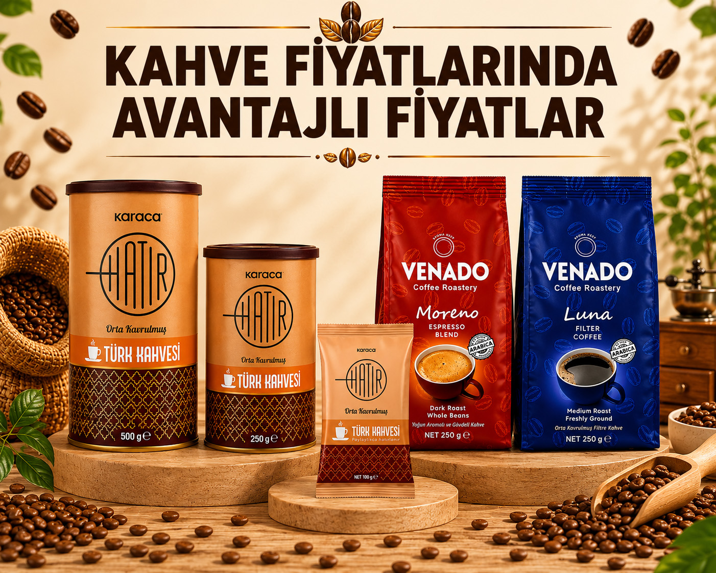Kahve Fiyatlarında Dev Fırsatlar 
