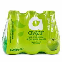 Avşar Yeşil Elma Aromalı Maden Suyu 200 ml x 24 Adet
