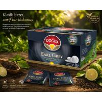 DOĞUŞ EARLY GREY BERGAMOT AROMALI DEMLİK POŞET ÇAY 100'LÜ