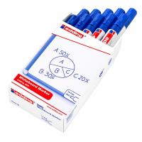 Edding 260 Beyaz Yazı Tahtası Kalemi - Mavi (1x10) Paket Satış