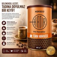 Karaca Hatır Orta Kavrulmuş Türk Kahvesi Teneke Kutu 500 Gr 