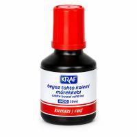 Kraf Beyaz Tahta Kalem Mürekkebi 30ml Kırmızı