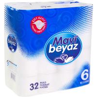 MAVİ BEYAZ Tuvalet Kağıdı 32'li