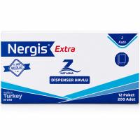 NERGİS Z Katlamalı Dispanser Havlu Kağıt 12*200