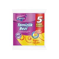 PAREX %30 Mikrofiber Sarı Temizlik Bezi 5'li