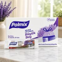 Polmix Büzgülü Lavanta Kokulu Çöp Poşeti Büyük Boy  (Kolili Satış) 