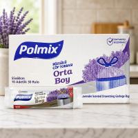 Polmix Büzgülü Lavanta Kokulu Çöp Poşeti Orta Boy  (Kolili Satış) 