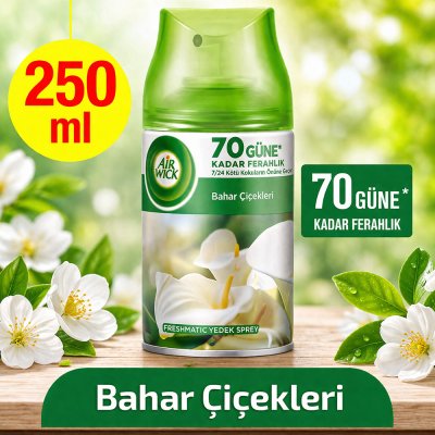AİR WİCK Oda Kokusu Yedek Sprey Bahar Çiçekleri 250 Ml