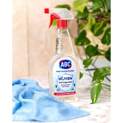 Abc Yüzey Temizleyici Sprey Hijyen 750 Ml