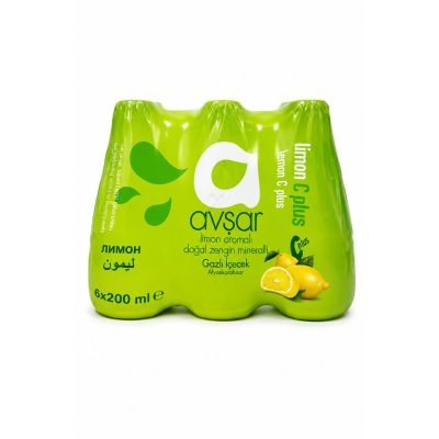 Avşar Limon Aromalı Maden Suyu 200 ml x 24 Adet