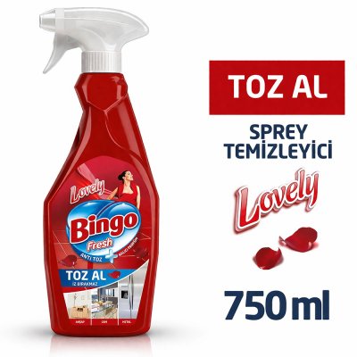 BİNGO Lovely Toz Al Sprey 750 Ml