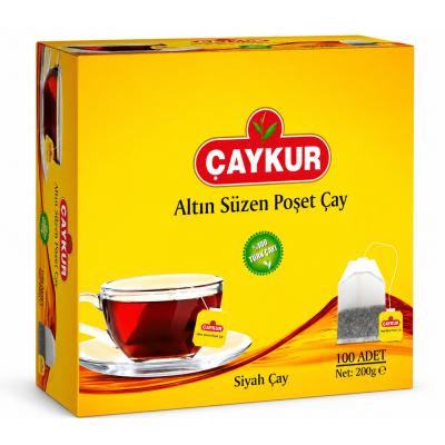 Çaykur Altın Süzen Poşet Çay 100'lü  200gr 