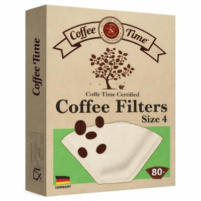 Coffe Time Kahve Filtre Kağıdı No:4 80'li 
