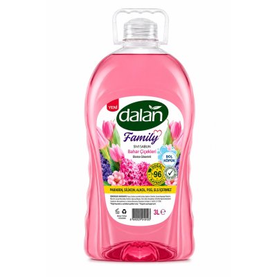 Dalan Family Bahar Çiçekleri Sıvı Sabun 3 L