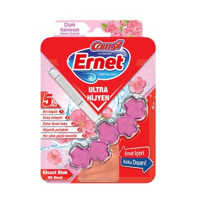 ERNET Ultra Hijyen Klozet Blok Çiçek Karnavalı 50 Gr