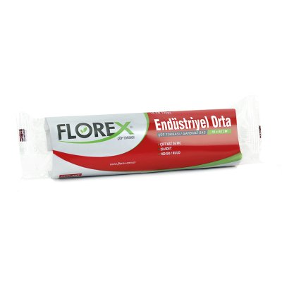 Florex Endüstriyel Orta Boy Çöp Poşeti 55x60