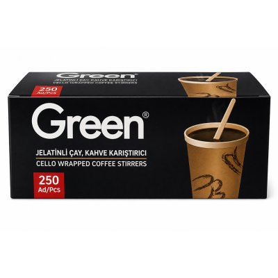 Green Tahta Karıştırıcı 250'li Paket