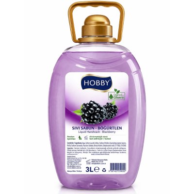 HOBBY Sıvı El Sabunu Böğürtlen 3 Lt