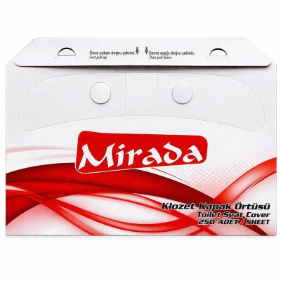 MİRADA Klozet Kapak Örtüsü 250'li Paket