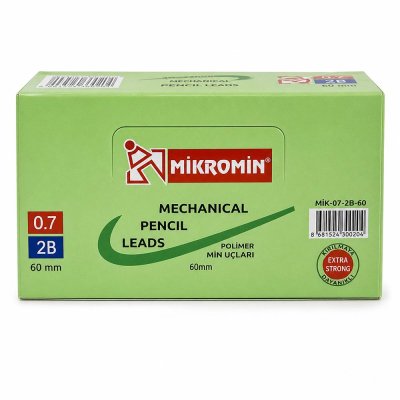 Mikro M-600 Min 0,7 Mm Versatil Kalem Ucu 2B 60 Mm 48 Li (1 Paket 48 Tüp)