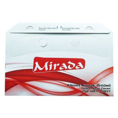 MİRADA Klozet Kapak Örtüsü 250'li Paket