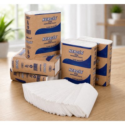 NERGİS Z Katlamalı Dispanser Havlu Kağıt 12*200