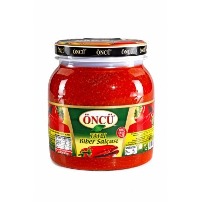 Öncü Tatlı Biber Salçası Cam Pet 1650 Gr