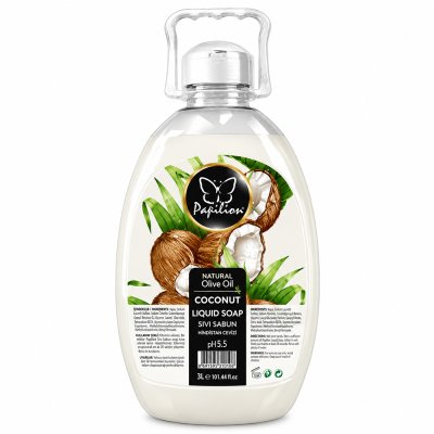 Papilion Sıvı El Sabunu Hindistan Cevizi 3 litre