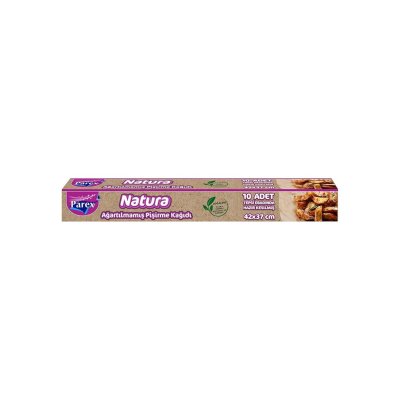 Parex Natura Ağartılmamış Pişirme Kağıdı 10'lu