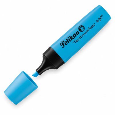 Pelikan 490 Fosforlu Kalem - Mavi 1 Adet 