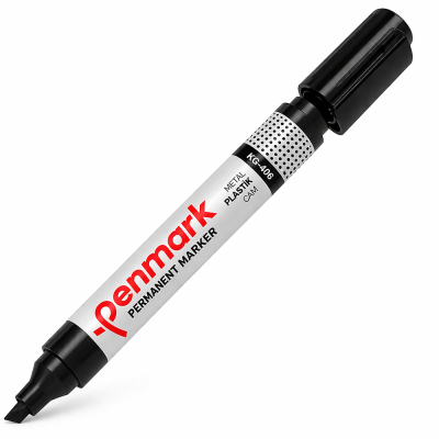 Penmark Permanent Koli Kalemi Kesik Uç Siyah