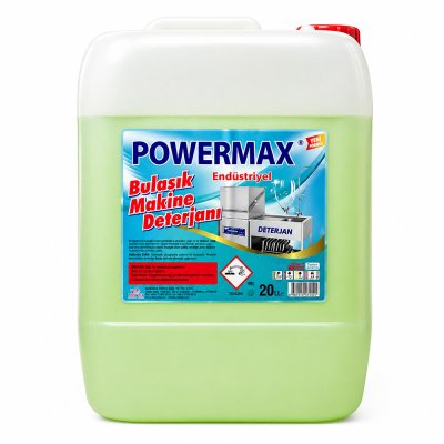 Powermax Endüstriyel Bulaşık Makinesi Deterjanı 20 Lt